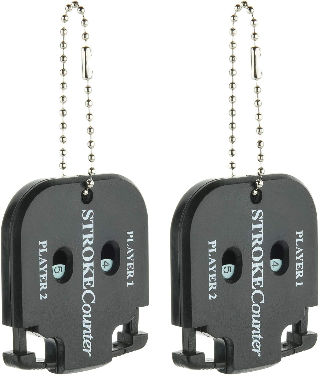 Disc golf mini stroke counter in black